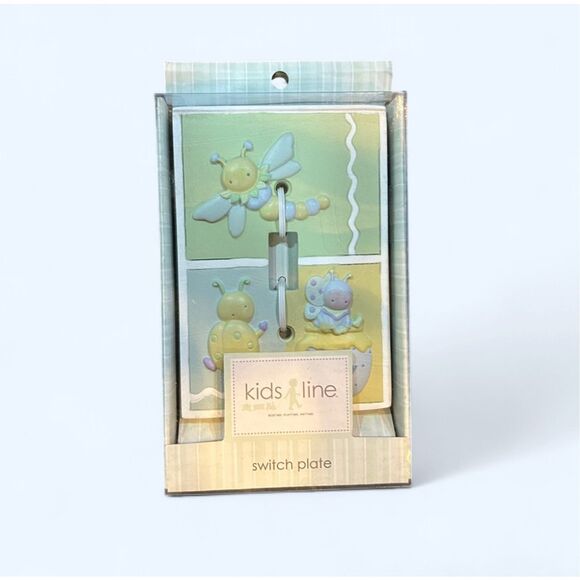 NIB Kids Line Green Pastel Switch Plate - Picture 1 of 6
